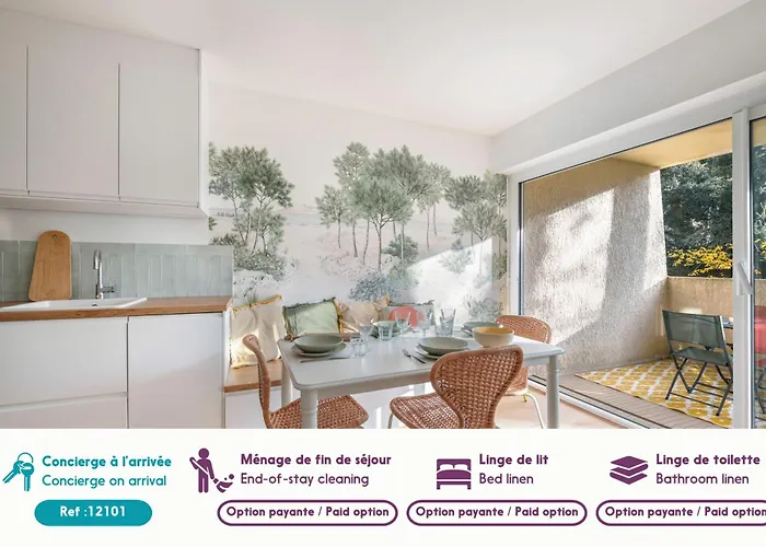 A 220m De La Plage, Avec Terrasse Pour 3 Apartment *